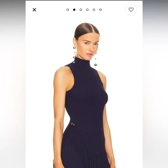 Cult Gaia Doja Top Evening Blue - Picture 4 of 5